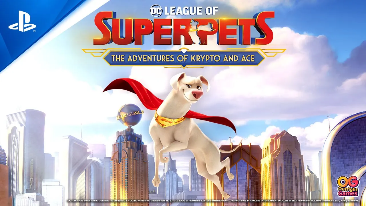 DC League of Super-Pets: The Adventures of Krypto and Ace – kunngjøringstrailer | PS4