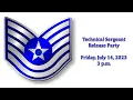 Tech Sgt Promotion Release Party July 14 2023