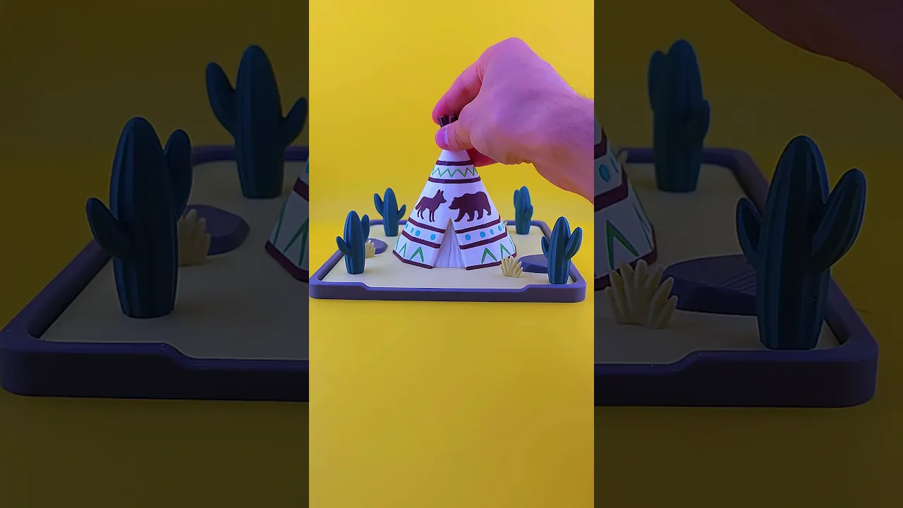 Glowing Teepee / Decoration / Toy video thumbnail