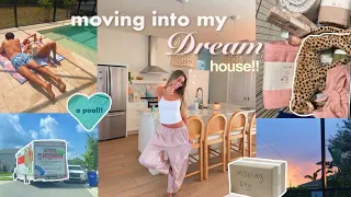i found my DREAM house🔑 moving in, house tour, road trip + update!