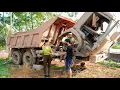 Download Lagu Genius girl's challenge: Restarting Kamaz 3-axle dump truck(17000kg) after many years of abandonment