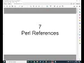 Perl References
