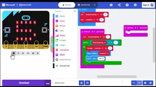 Creating A Simple Counter Mastering Coding Basics In Makecode