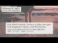 Água de Beber - The higher female key - Bossa Nova Jazz Sing along instrumental KARAOKE BGM