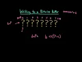 Advanced Data Structures Writing to a Bitwise Buffer