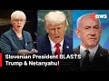 Lagu VOLLEDIGE TOESPRAAK: Sloveense president valt Trump en Netanyahu aan vanwege medeplichtigheid aan...