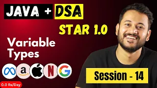 Mastering Java DSA Java Types Of Variable Session 14
