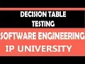 Decision Table Based Testing Software Testing Software Engineering Unit 4 complete playlist