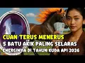 Lagu UANG DATANG TAK DI UNDANG ‼️ 5 BATU AKIK PALING COCOK DI TAHUN KUDA API 2026