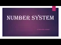 ppt on number system binary number PowerPoint presentation