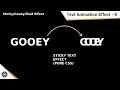 HOW TO CREATE FLUID TEXT EFFECT SVG FILTER TEXT EFFECT cool CSS animation HTML