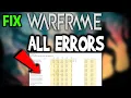 Warframe - How to Fix All Errors