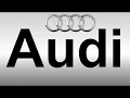 How to Pronounce Audi