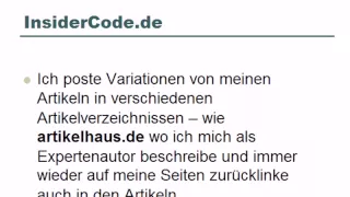 InsiderCode - 6 Monate zum Guru