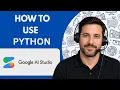 How to Use Google AI Studio with Python Full Guide 2026