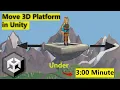 How to Make Moving Platform in Unity 3D Unity Tutorial