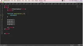 JavaScript Functions With Parameters