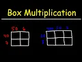 Box Method Multiplication - Basic Math
