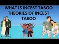 incest taboo incest taboo in sociology theories of incest taboo sociology raees sociology