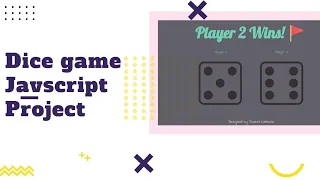 Dice game javascript project JavaScript html and CSS project