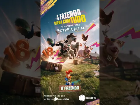 A Fazenda tá chegando com tuuuuudo para mais uma temporada inédita! 🤠 #AFazendaVemAí #AFazenda