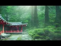 Japanese Peaceful Temple - Zen Garden with Japanese Flute Music - Meditation Music, Relaxing Music
