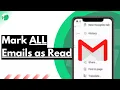 How to Mark All Emails As Read GMAIL App Easy Mark All As Read Gmail