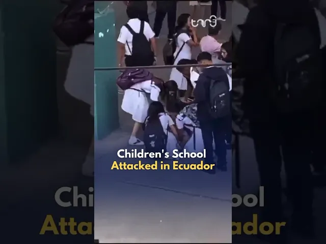 ⁣An Ecuadorian children was attacked as the nation descended into chaos.