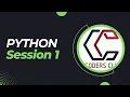 Python Session-1 Coders Club