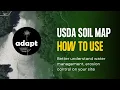 How to Use the USDA Web Soil Survey Map