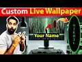 How to Create a Matrix Rain Live Wallpaper with Your Name