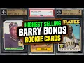 Top 13 Barry Bonds Rookie Cards Recently Sold - Which Barry Bonds RC is the Best