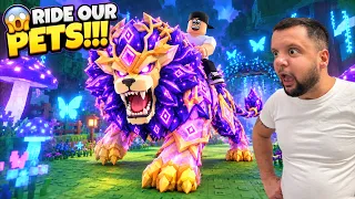New MOUNT UPDATE We Can Ride Our Pets in Roblox Steal an Egg 😱