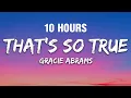 Download Lagu [10 HOURS] Gracie Abrams - That’s So True (Lyrics)