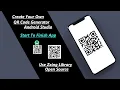 How To Make QR Code Generator Using Zxing Zebra Crossing Library - Android Studio Tutorial