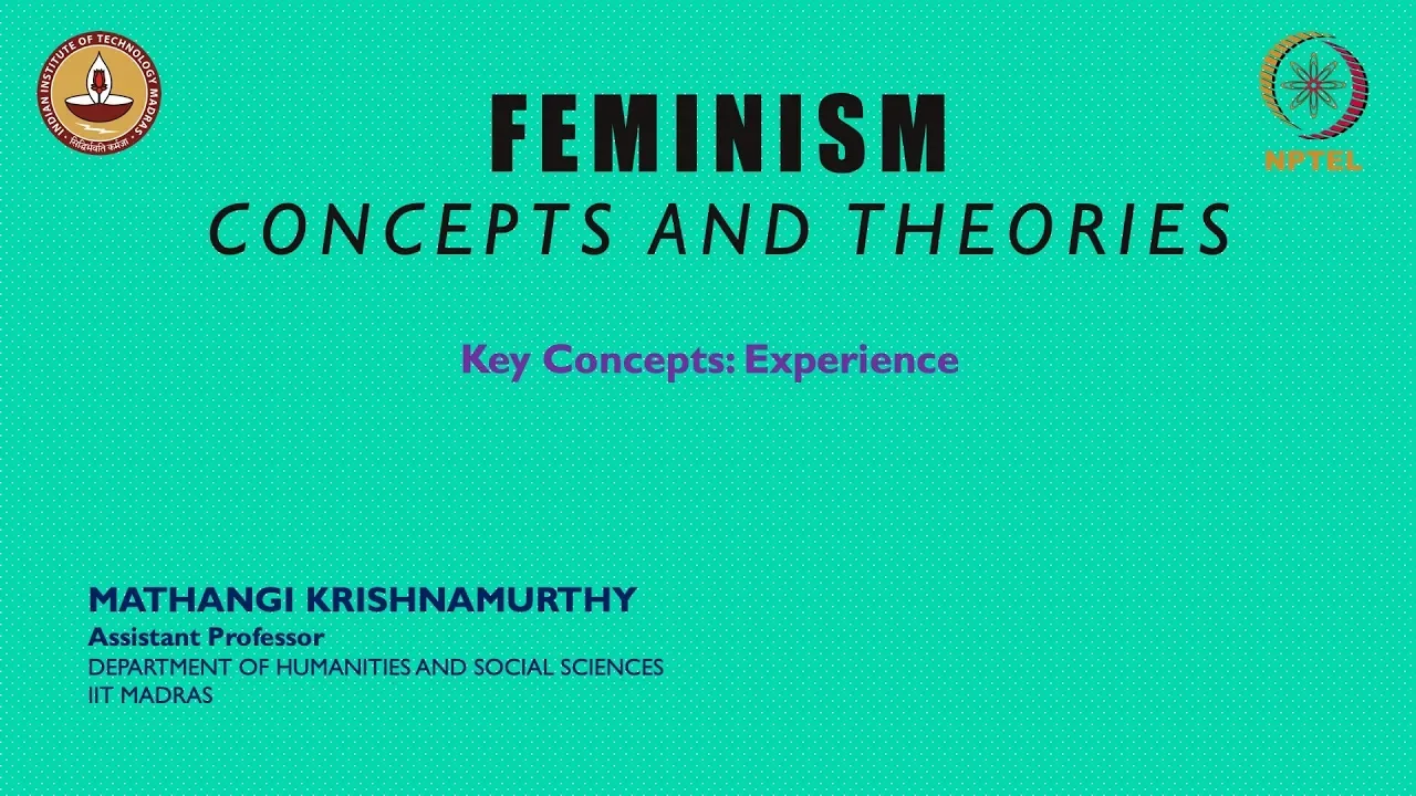 Key Concepts: Experience