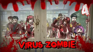 VIRUS ZOMBIE #4 || Sakura Horor || Cerita Horor Sakura || Drama Sakura School Simulator