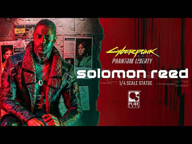 Cyberpunk 2077: Phantom Liberty Solomon Reed ¼ Scale Statue!