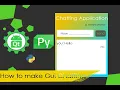 How to make GUI Chatting application in python Socket Pyqt5