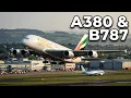 Super Sunday Live Action Birmingham Airport A380 B787 and many more