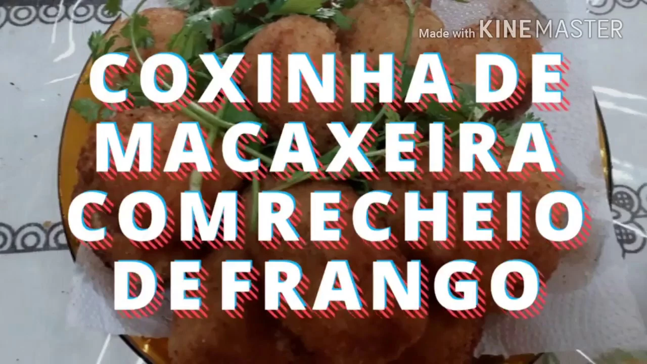 RECEITA: COXINHA DE MASSA DE MACAXEIRA