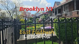 Walking East Flatbush Lenox Road Brooklyn New York 04 20 2024