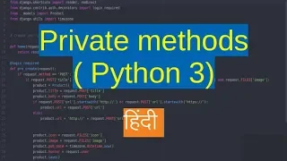 91 Private methods in Python