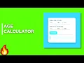 HOW TO MAKE AGE CALCULATOR USING HTML CSS AND JAVASCRIPT becodewala