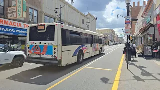 On-board Ride NJ TRANSIT 84 JOURNAL SQ VIA BERGENLINE NABI 40-SFW 5899