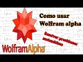 How to use Wolfram Alpha 2021 Tutorial Solve math problems