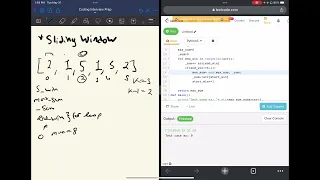 Leetcode Maximum Sum Subarray of Size K easy explanation and code Python3 Solution