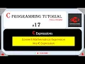 C Operators - Math Expression to C Expression C Programming for beginners C Tutorial
