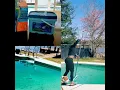 Pool cleaning 6 in 1 Clorox Pool Spa Shock Xtra Blue while quarantined