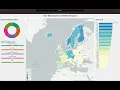 Your Best Country to Live After Retiring in Europe visualization web application with Flask D3 js